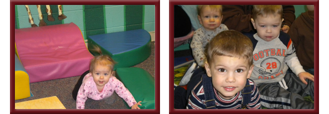 Infants and toddlers in our care.